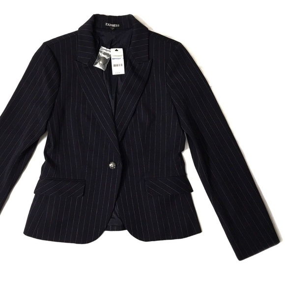 Express Womens Work Career Blazer Jacket Size 10 - Picture 2 of 7